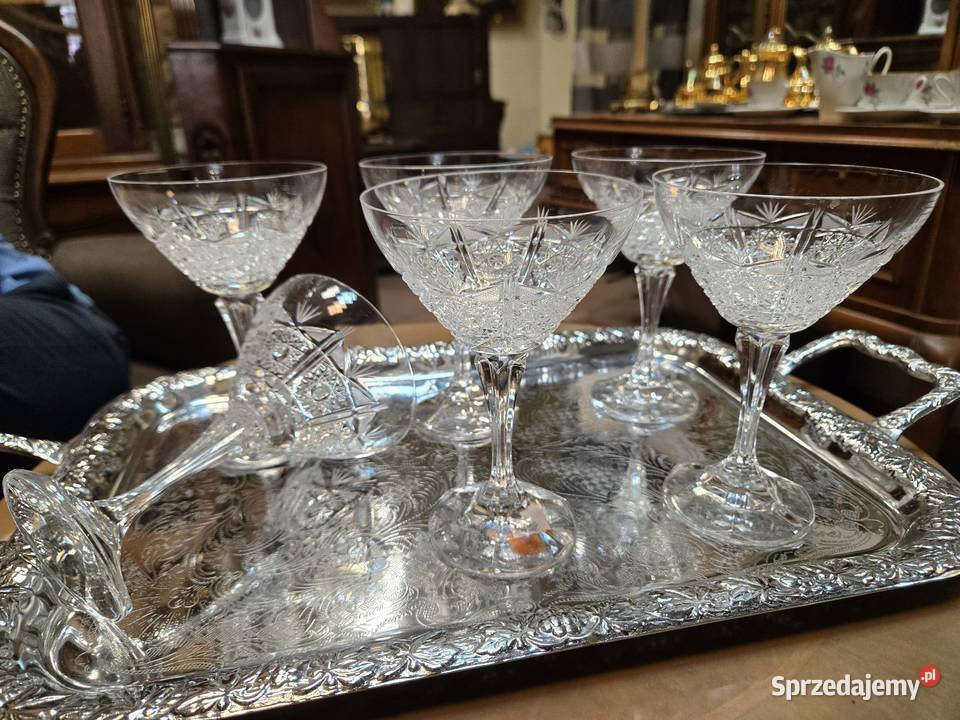 Kryształowe Kieliszki do Martini Kalisz