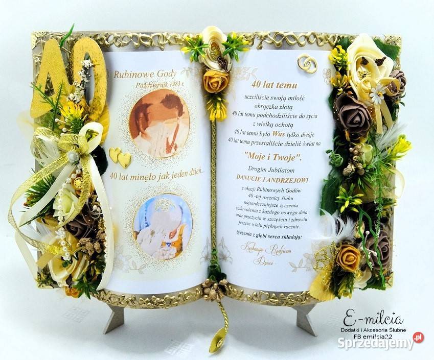 Księga pamiątkowa z okazji 50 Rocznicy Ślubu