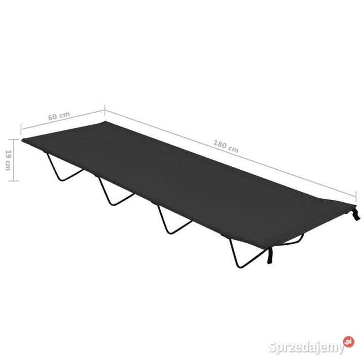 Łóżko polowe 180x60x19 tkanina Oxford i stal Warszawa sprzedam