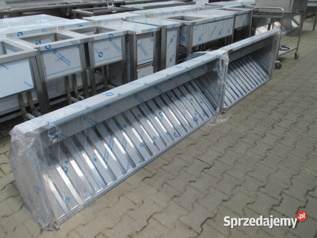 OKAP GASTRONOMICZNY TRAPEZOWY Z FILTRAMI 3507040 Gastronomia Ostrów Wielkopolski