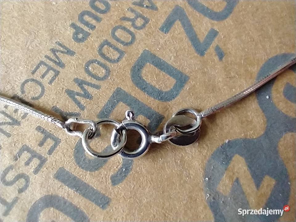 Naszyjnik wisior srebro naturalny kamień turkus łódzkie Łódź sprzedam