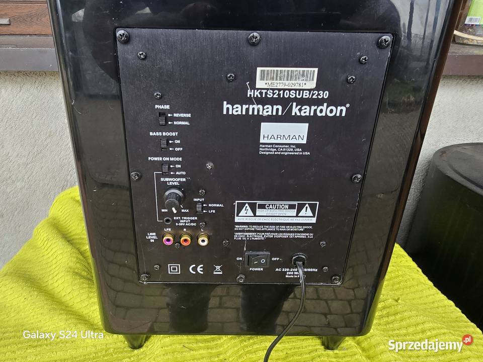 subwoofer aktywny harman kardon hkts210 mocny śląskie Chełm Śląski