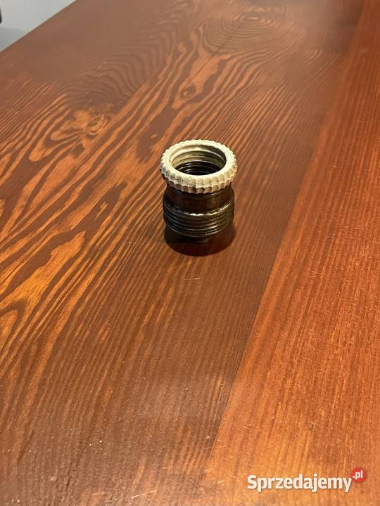 Stara stalowa przedwojenna oprawka z porcelanką śląskie Chudów sprzedam