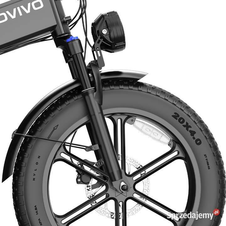 Rower elektryczny OVIVO V2 PRO 20 czarnożółty Tarnów