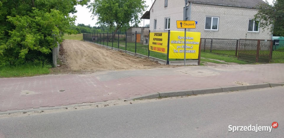 działka budowlana pod Warszawą 30 PKiN 295zł/m2 mazowieckie Małocice sprzedam