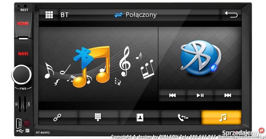NOWE RADIO SAMOCHODOWE VORDON NAWIGACJA MAPY EU Wasilków