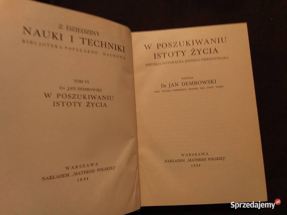 Z dziedziny nauki i techniki tom 6 W sprzedam