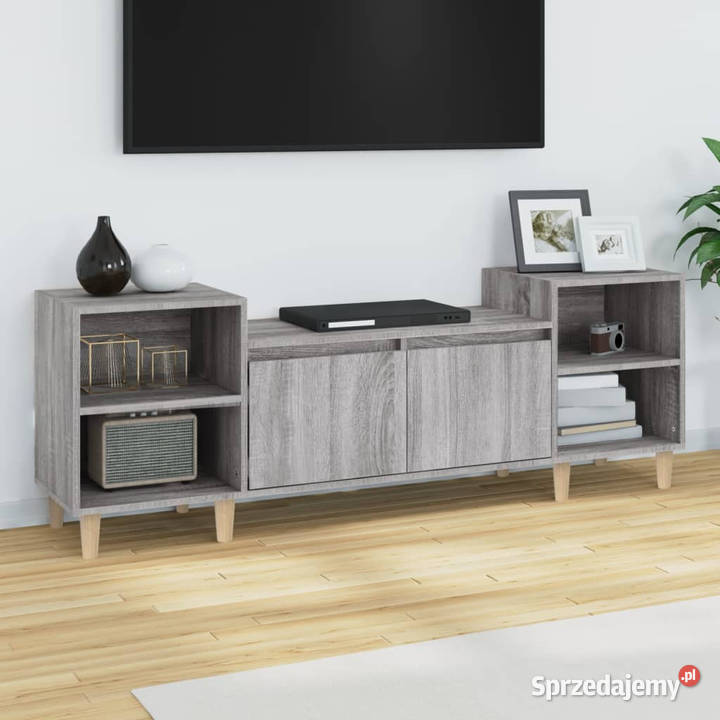Szafka pod telewizor szary dąb sonoma 160x35x55 mazowieckie Warszawa