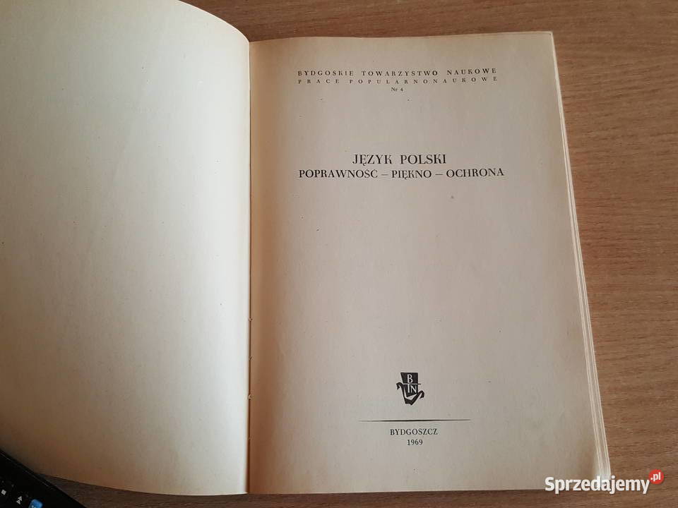 KSIĄŻKA Język polski poprawność piękno ochrona Złotniki