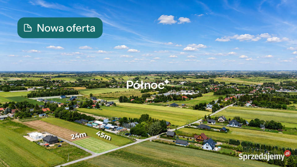 4 działki budowlane Płoskie gm Zamość lubelskie sprzedam