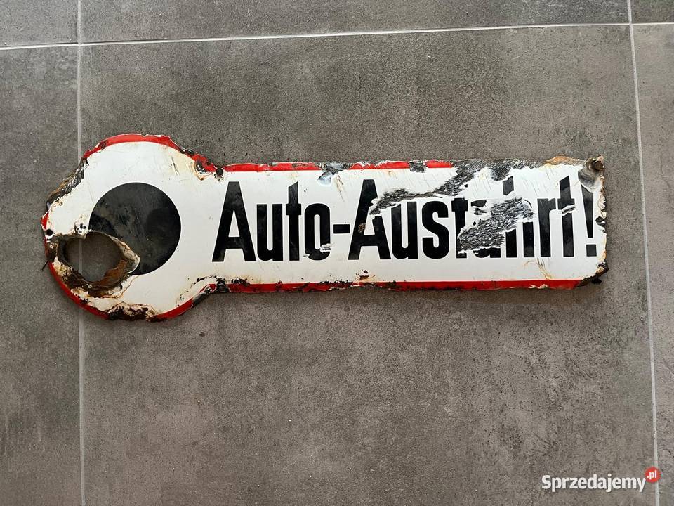 tabliczki auto ausfahrt Tarnowskie Góry sprzedam