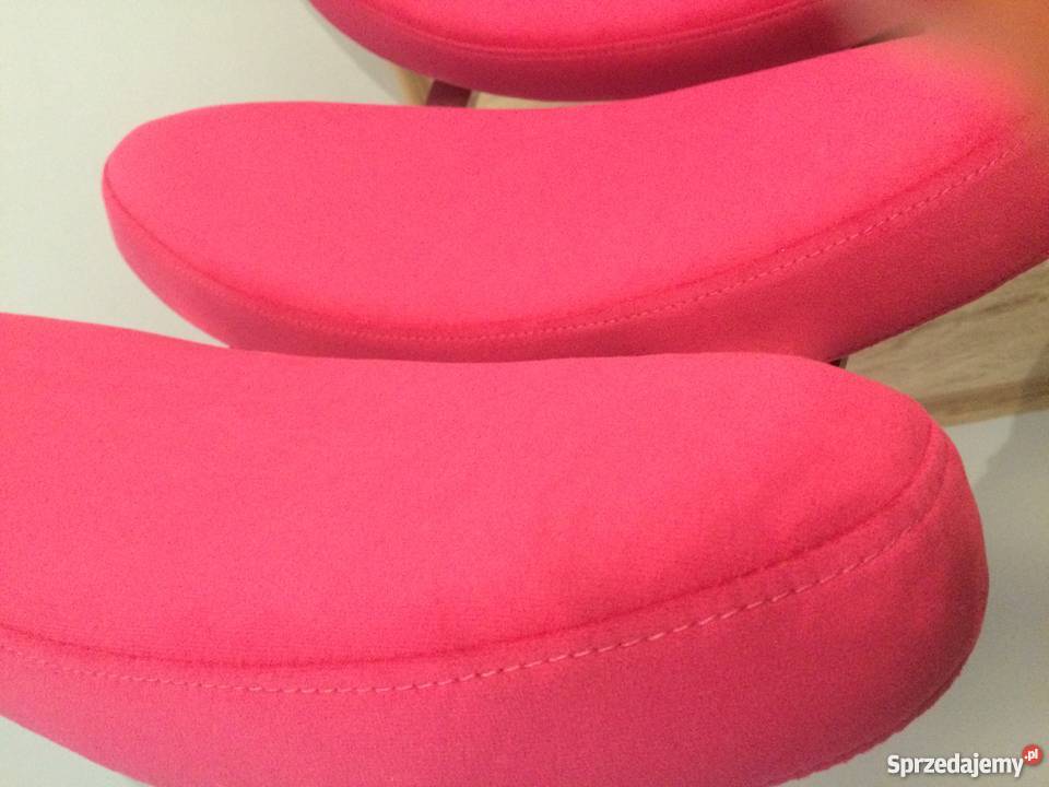Fotele loft nietypowe magenta i oliwka Górki Małe