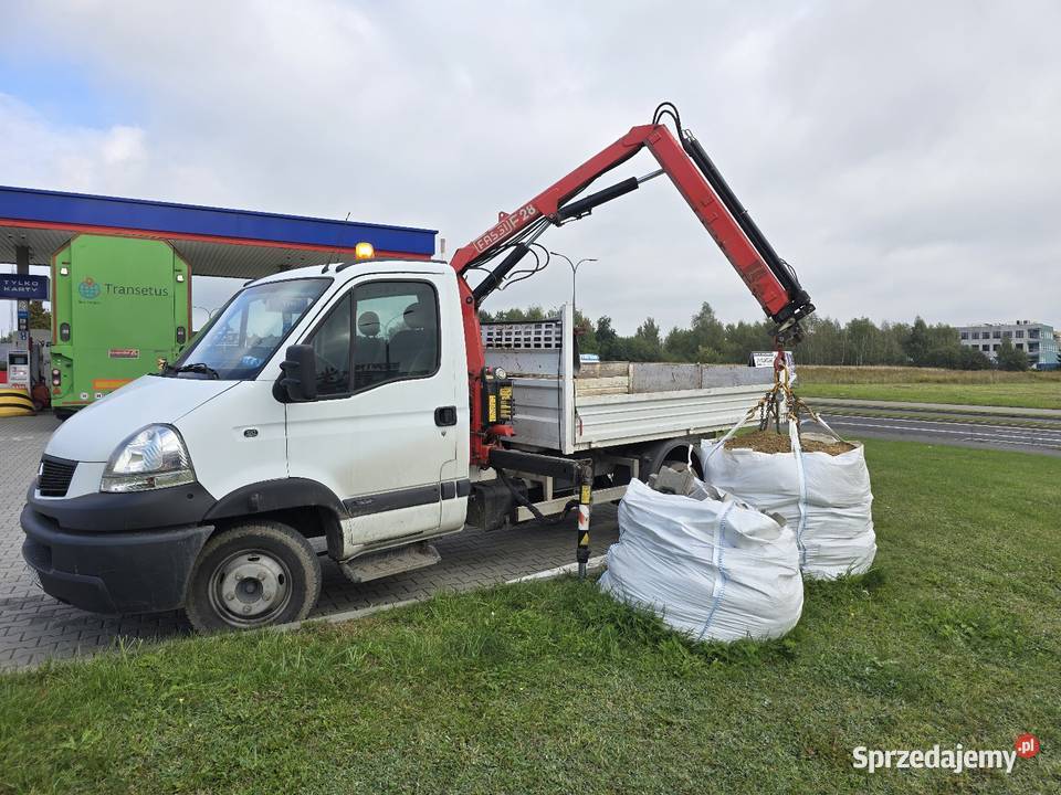 Usługi transportowe Wywóz gruzu ziemi dźwig hds Wywóz gruzu i śmieci Bielsko-Biała