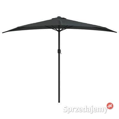 vidaXL Półparasol balkonowy na słupku z Warszawa