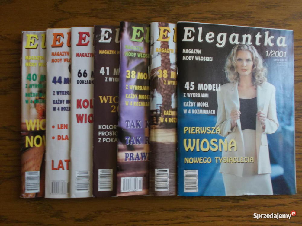 Elegantka magazyn mody włoskiej z wykrojami Rok wydania 2004 Czasopisma Czersk