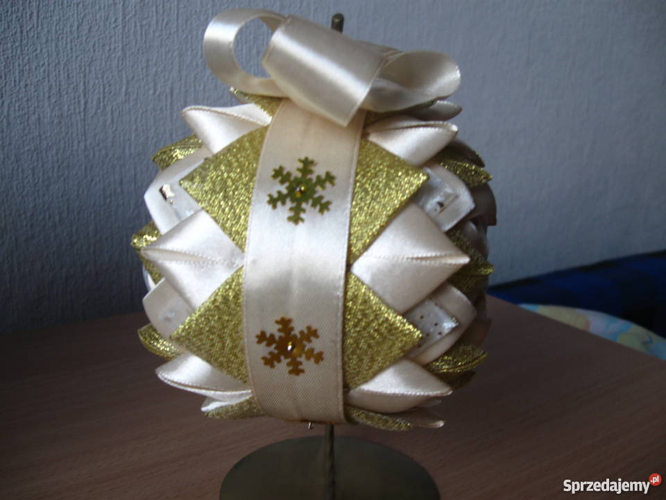 Bombka wstążkowa karczochowa Olesno