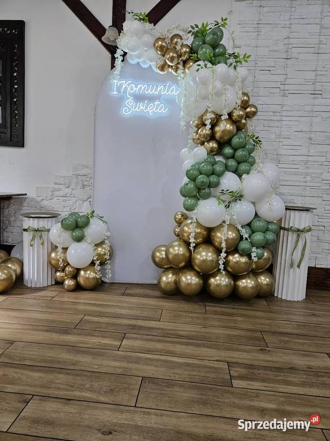 Ścianki balonowe dekoracje imprez