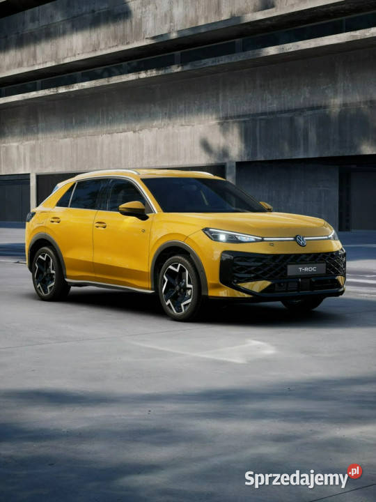 Volkswagen TRoc Wersja RLine 15 eTSI 150 DSG elektryczne lusterka łódzkie Łódź