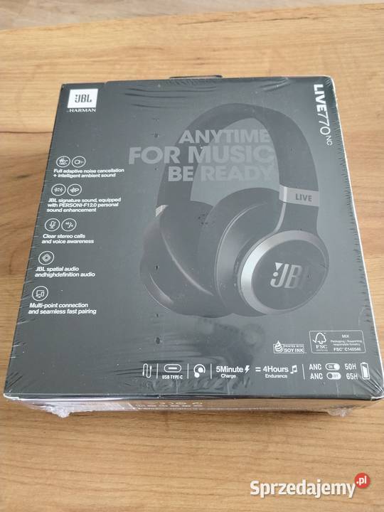 JBL Live 770NC Nowe Nieotwierane ANC Kielce sprzedam