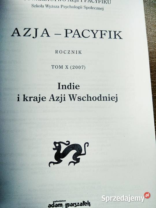 Azja Pacyfik książki unikatowe antykwariaty mazowieckie Warszawa