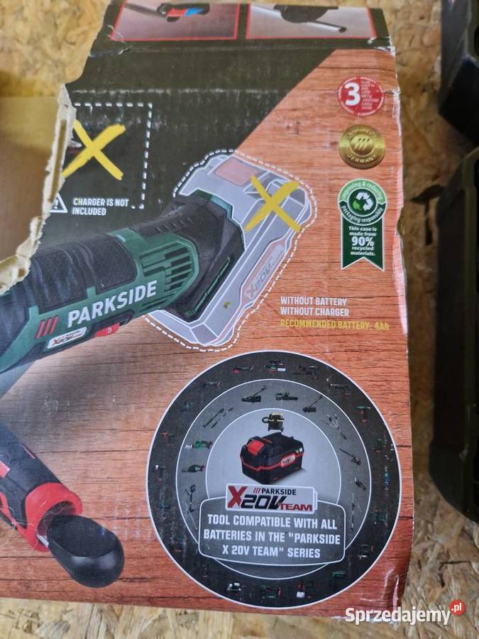 PARKSIDE Akumulatorowa szlifierka kątowa 20 V