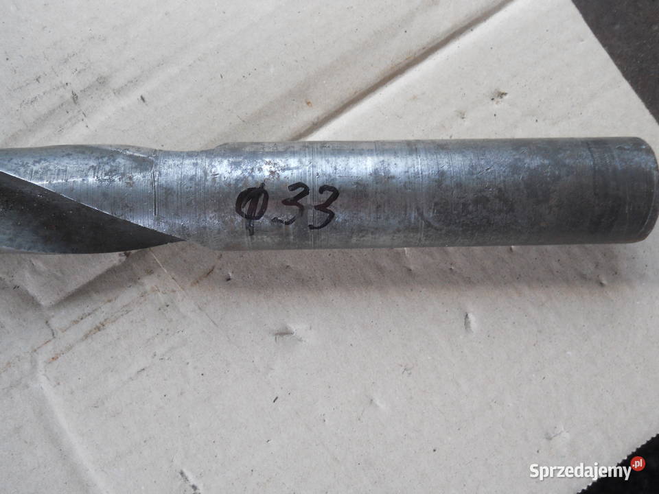Wiertło do metalu fi 33 z chwytem walcowym małopolskie Biecz