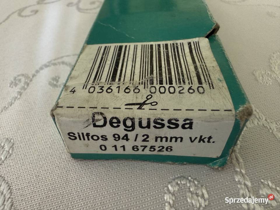 Lut Twardy Hartlot Silfos 94 Original Degussa 1 Czerwionka-Leszczyny