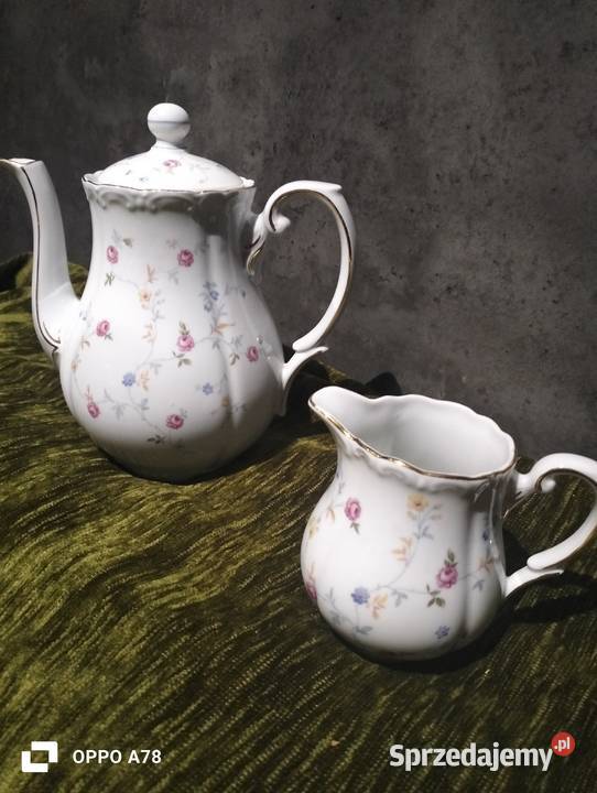 Dzbanki do kawy i na mleczko do kawykomplet Lubin