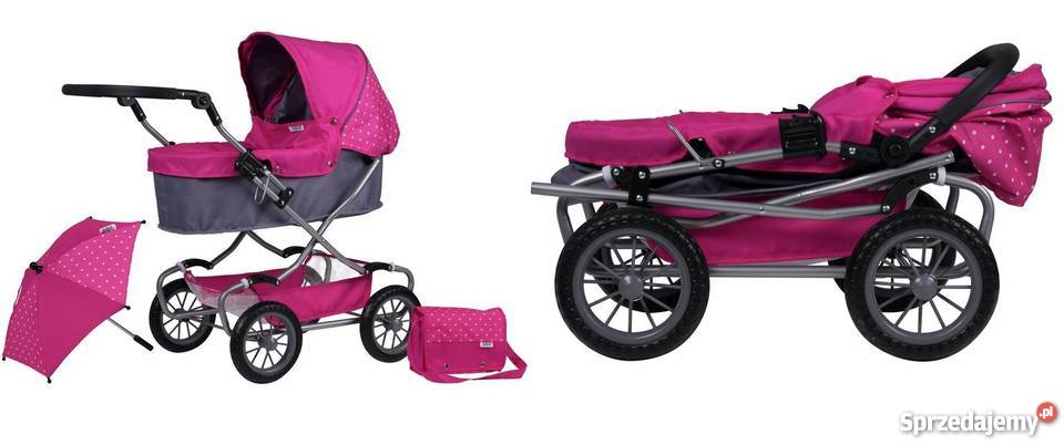Wózek lalek MAMAS PAPAS parasolka torba gondola 3 lata+ zachodniopomorskie Rewal sprzedam