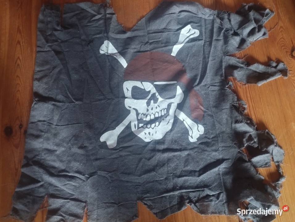 Czarna flaga piracka Warszawa