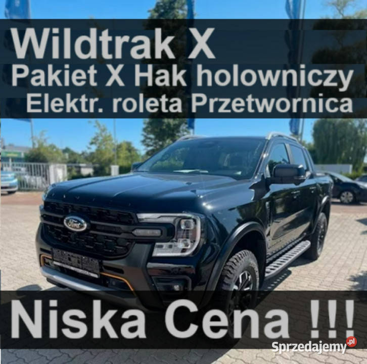 Ford Ranger Wildtrak X 205 4x4 Roleta elektr elektrycznie ustawiane fotele Ranger Szczecinek