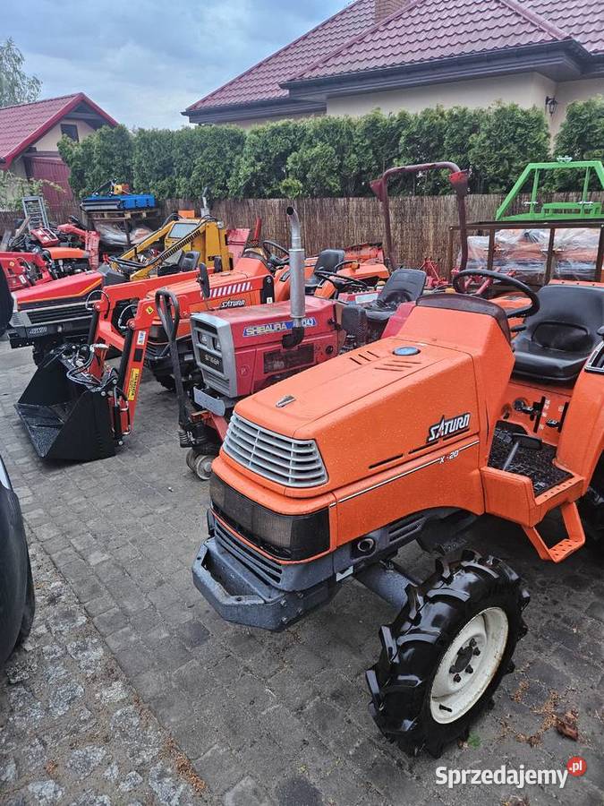 Kubita X20 4x4 wspomaganie mini traktorek Kubota Rożno-Parcele sprzedam