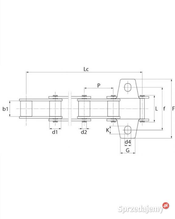 Łańcuch podajnika gardzieli Donghua Claas