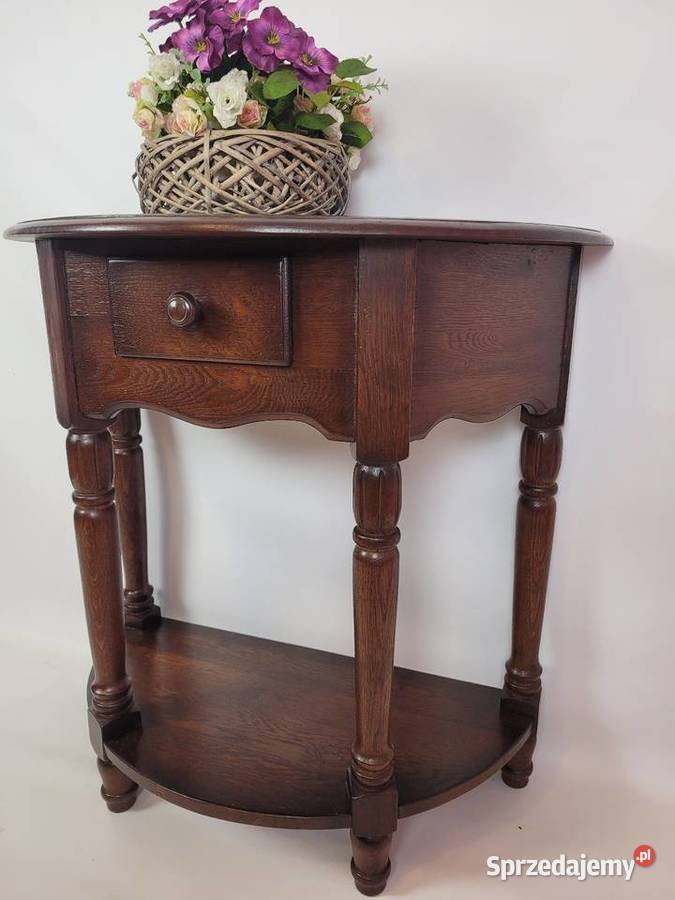 Konsola z litego drewna 40cm Białogard