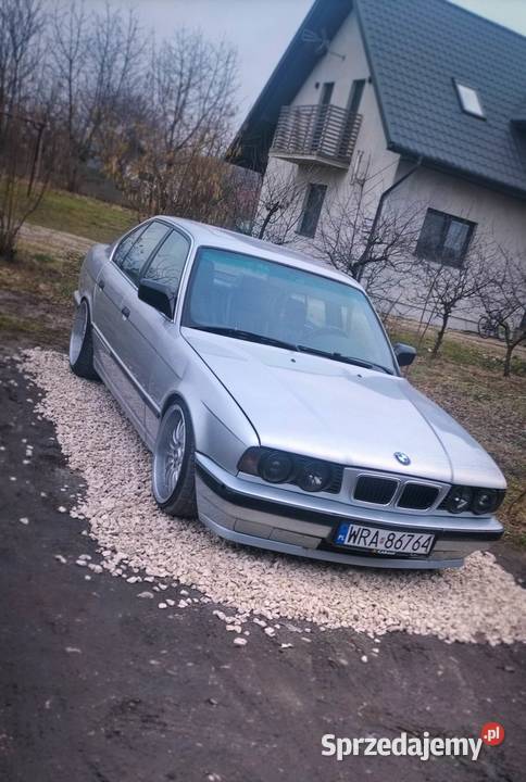 E34 m50 gwint skóra Rok produkcji 1990 Seria 5 Samochody osobowe Radom