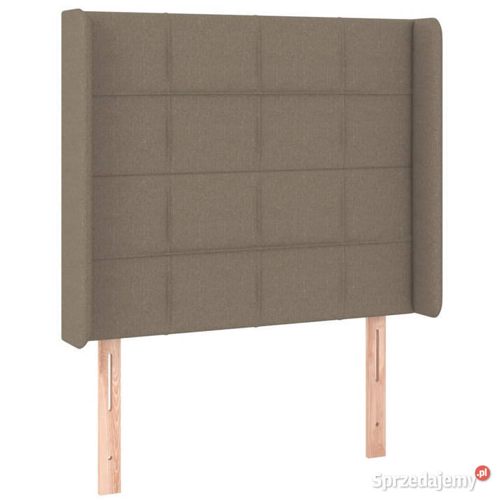 Zagłówek do łóżka z LED taupe 93x16x118128 Ramy i stelaże Warszawa
