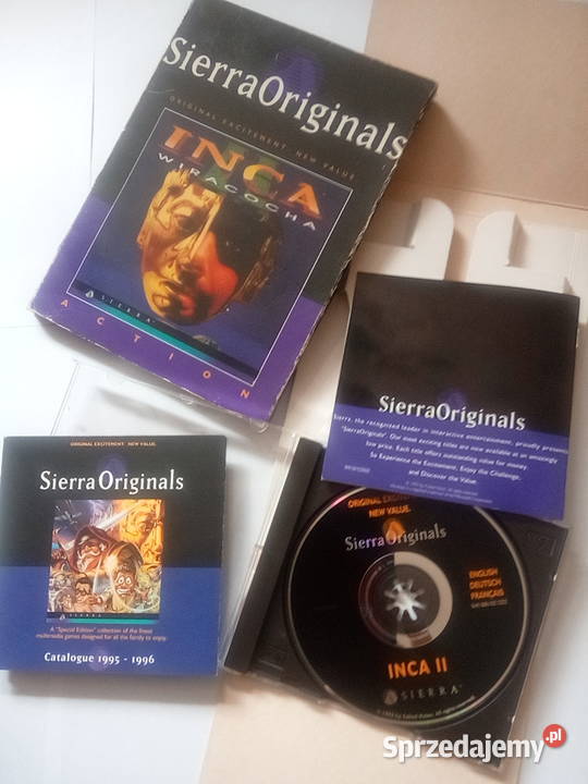 Sprzedam gre Sierra Originals INCA 2 Specjalna Wodzisław Śląski sprzedam