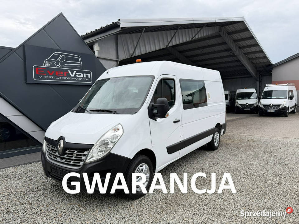 Renault Master średniak 7 osobowy brygadówka ABS Warszawa