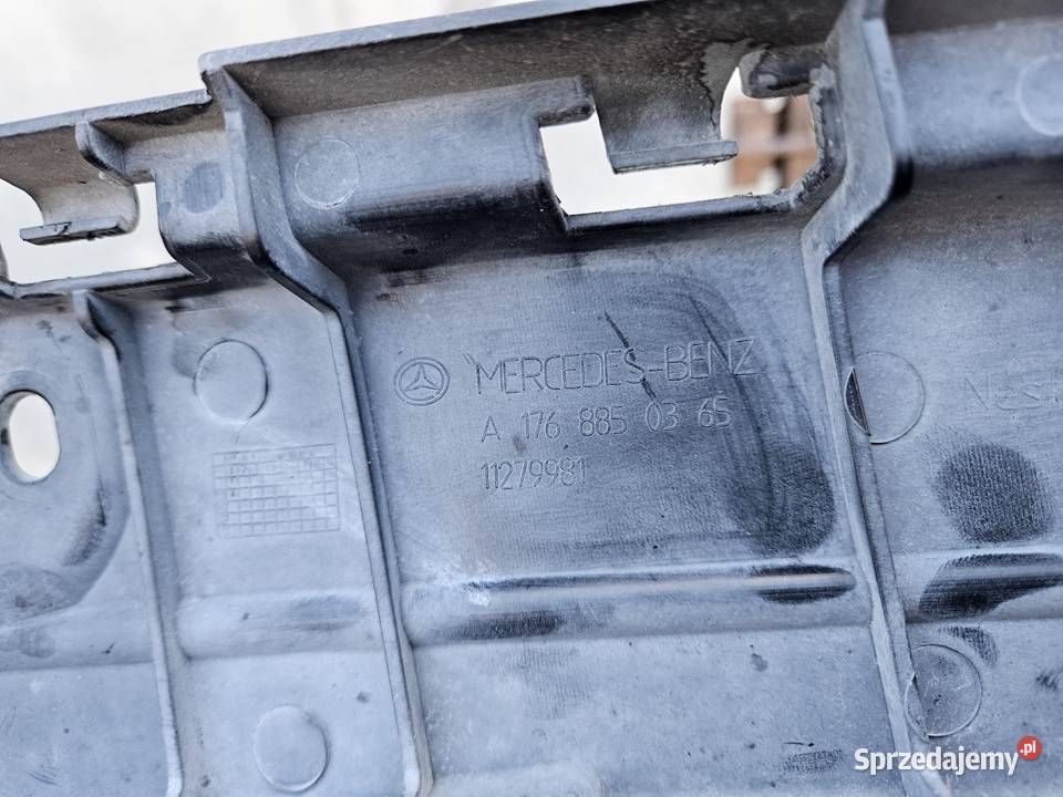 MERCEDES W176 WZMOCNIENIE GÓRNE ZDERZAKA PRZÓD Części samochodowe wielkopolskie Międzychód