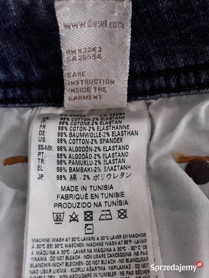 Męskie spodnie jeans W30 L32 Diesel Industry Odzież i bielizna męska Warszawa sprzedam