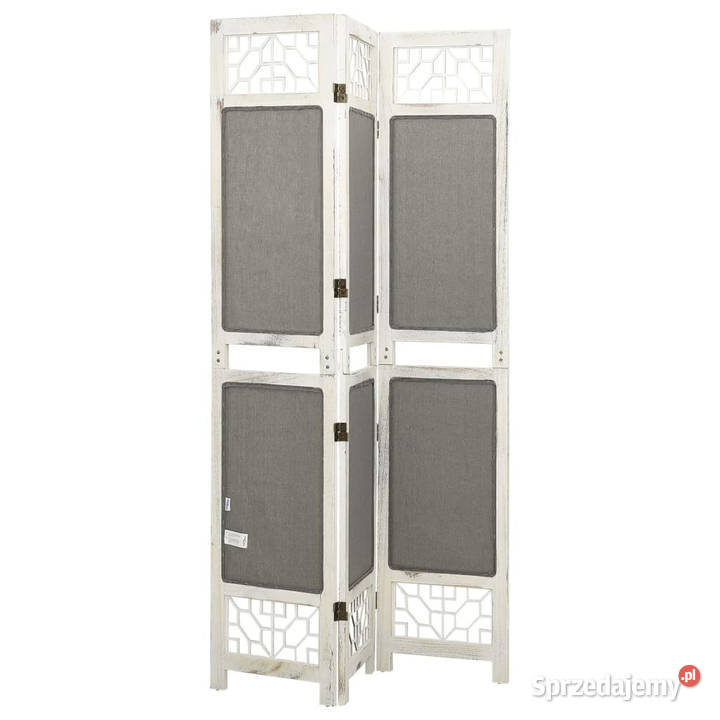 Parawan 3panelowy szary 105 x 165 tkanina Dom i Ogród Warszawa