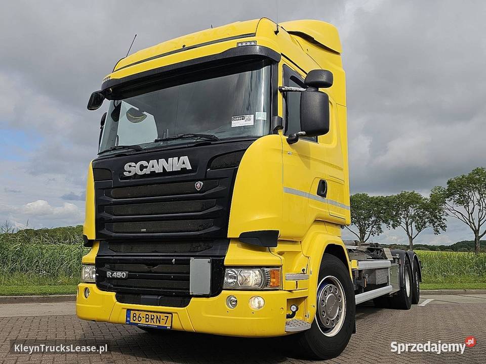 Scania R450 20 TON HOOKLIFT hakowiec 6x2 2016 pomorskie