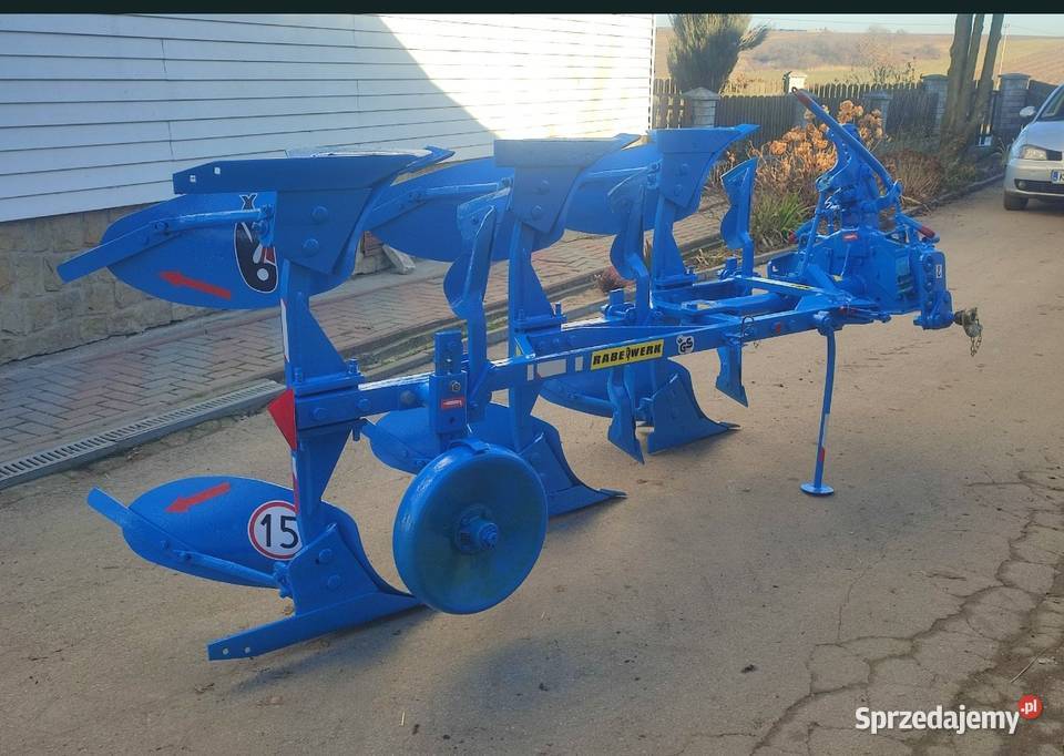 Pług 3 skibowy obrotowy rabe werk lekki model Mostek