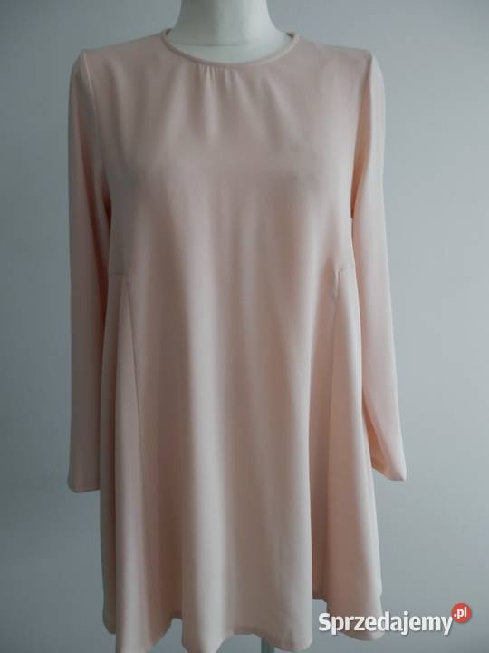 Sukienka Zara Trapezowa Wizytowa Koktajlowa Łomża