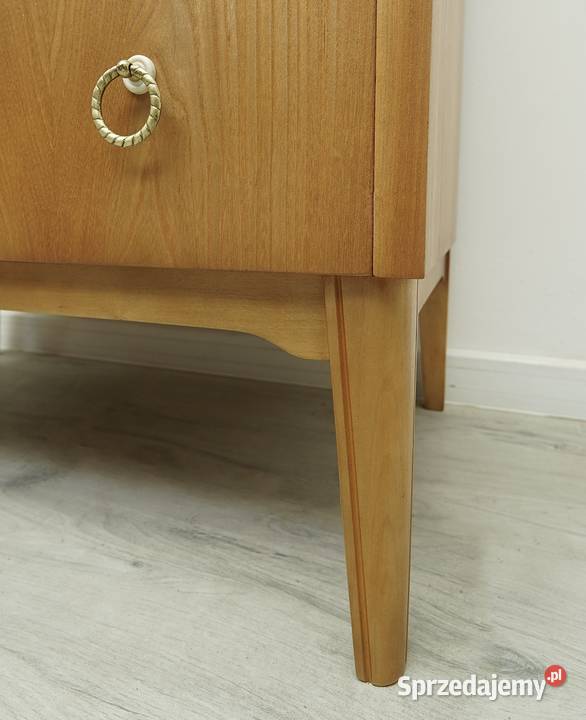 Tekowy sekretarzyk vintage z lat 60tych Jerka