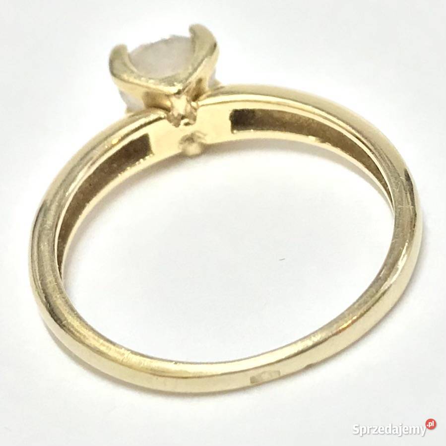 Złoty PIERŚCIONEK żółte ZŁOTO 585 14K cudowny mazowieckie Warszawa