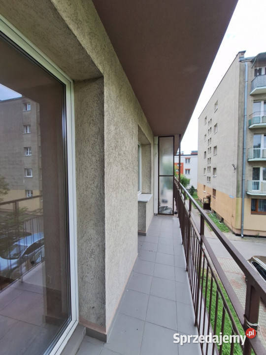 2 pokoje z długim balkonem Zwycięstwa 28 Czeladź