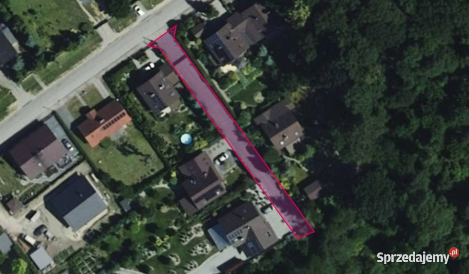 Syndyk sprzeda działkę droga dojazdowa Kamieniec