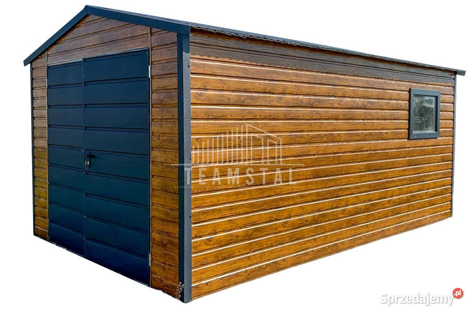 Garaż Blaszany 35x5m Brama Dwuszkrzydłowa Okno 17m2 Mrągowo sprzedam