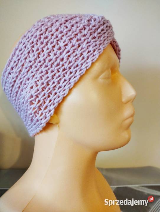 Opaska turban alpaka 35 wełna 75 handmade warmińsko-mazurskie Olsztyn